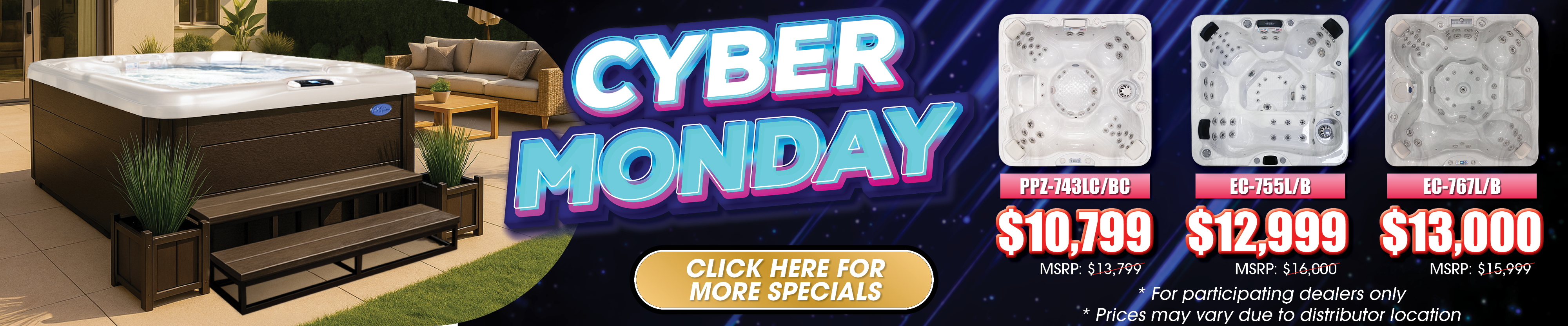 Calspas hot tub being used in a family setting - Beaumont